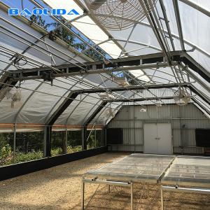 Blackout Light Deprivation Greenhouse For Agriculture Using 30ft Width