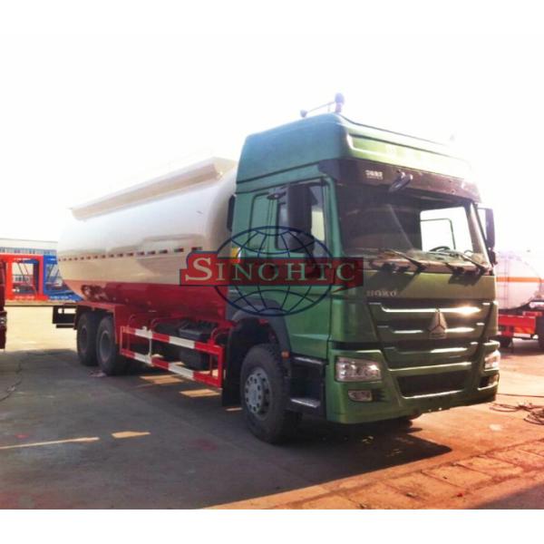 25m3 6x4 Cement Tanker Truck , Strong Carbon Steel Tank Cement Carrier Truck