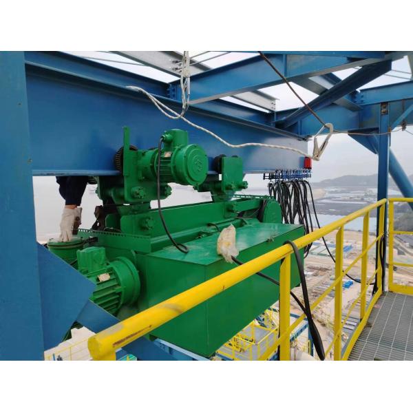 Tank top maintenance lifting machinery equipment LNG curved rail electric hoist LNG monorail winch curved rail crane