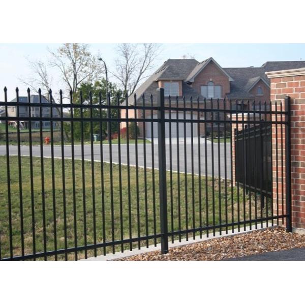 6x8ft Wrought Iron Garden Fence , ISO Rod Iron Fence Panels