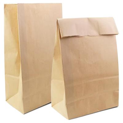 Bread Kraft Bag For Bread Food Custom Logo Size Paper Bags For Food Take Away