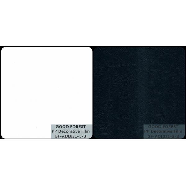 Decorative Black Polypropylene Film Degradable Naural Dermatoglyph