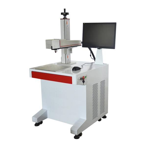 Stainless Steel Deep Laser Marking Equipment EZCAD Control Software 20W 100W