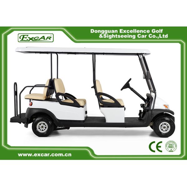 EXCAR  CE Approved Hotel Elegant 6 Person Electric Golf Buggy/Trojan Battery