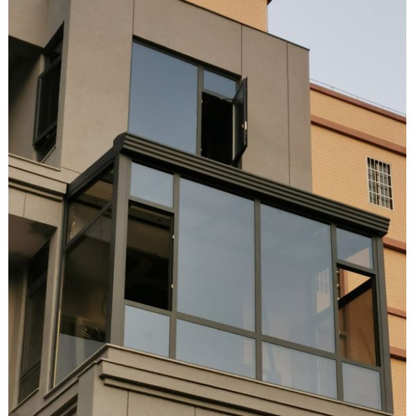 Low E Glass Glass Roof Sunroom Powder coating / Anodized / Electrophoresis Winter Sunroom