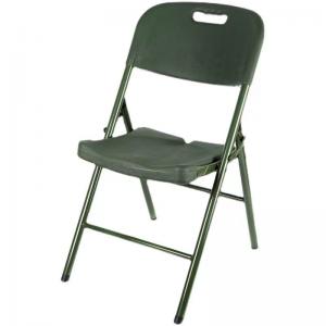  Outdoor Field Blow Molding Chair Camping Lightweight Military Green Conference Folding Simple Military Manufactures