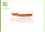 Birch Wood Depilatory Wax Stick , Disposable Eyebrow Wax Stick For Women