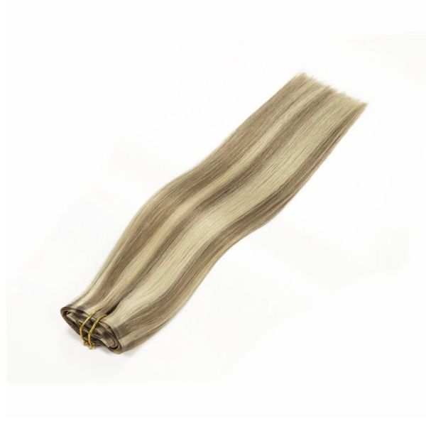 Hair Extension Double Drawn Real Raw Virgin Natural Remy Human Hair 20inch Brazilian