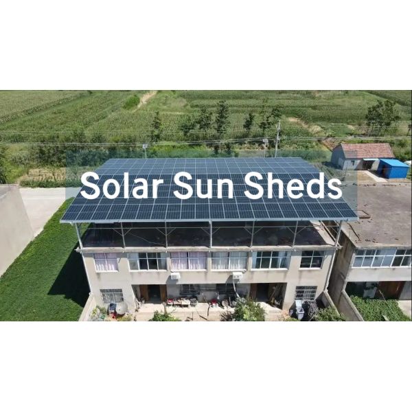 Residential Distributed Rooftop Solar System Sun Sheds