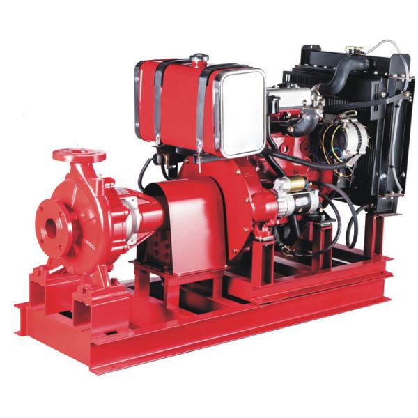 Cast Iron High pressure 50kw Diesel Engine water pump for fire fighting Single stage Stainless