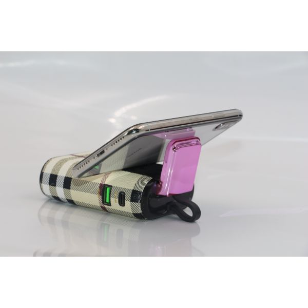 PU Leather Multifunction Phone Charger 6 In 1 10000mAh Fast Charging