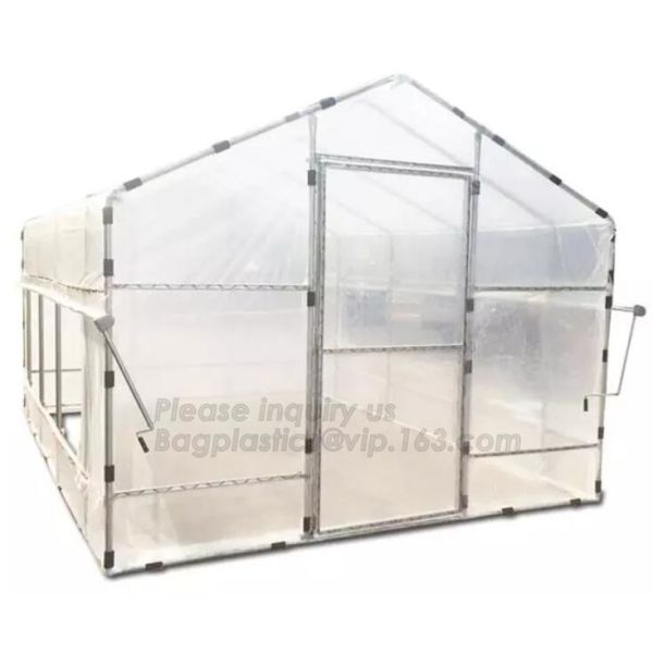 Agricultural Glass Green House for Commerical,Pop up Greenhouse Eco-friendly Fiberglass Poles Overlong Cover 98x49x53