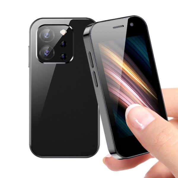 XS15 PRO EU Version 3.0'' Android 9.0 4G Small Mobile Phone Face ID Type C Dual SIM