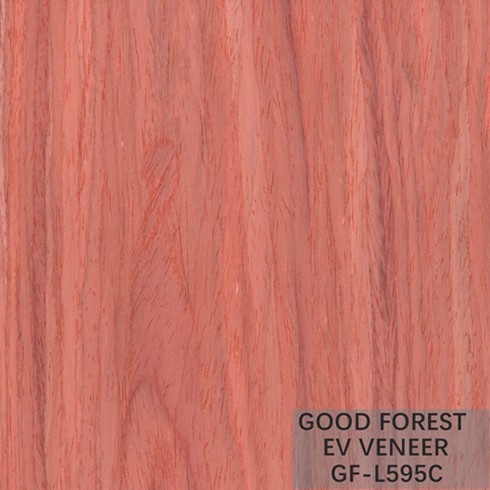 Engineered Wood Veneer Red Santos Rose Wood 2850mm length Size For door and cabinet face SZ-L220C/595C/3305C/6155C/5965C