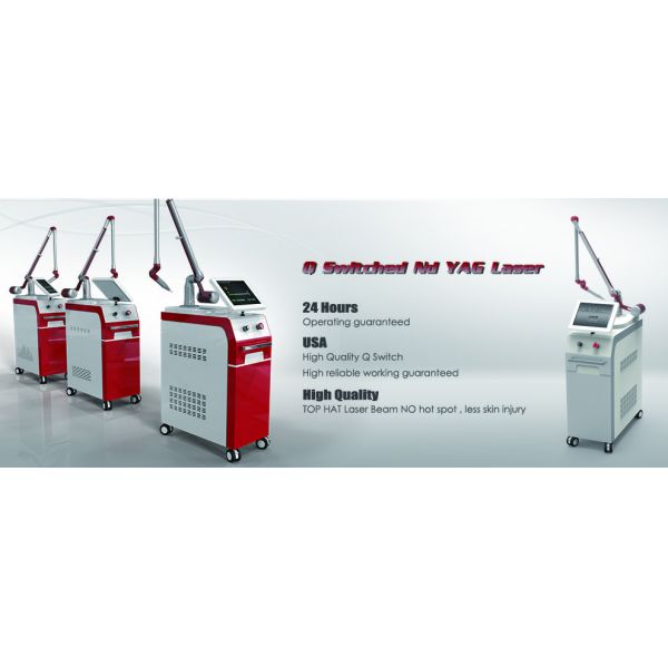 2017 newest powerful good result professional tattoo removal Q-switch  ND: YAG Laser machine