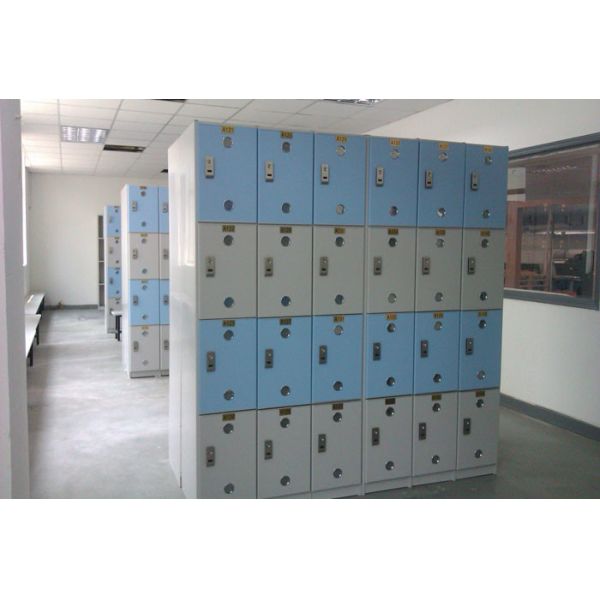 Color Door 4 Tier Lockers With Software , PVC Material Swimming Pool Lockers