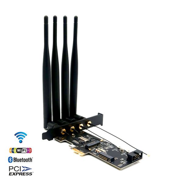 NGFF M.2 Key B And Key A To PCIe X1 Adpater For 3G/4G And WiFi Card