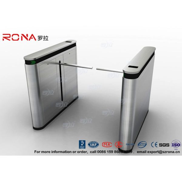 Fingerprint Drop Arm Turnstile Road Access Control Electronic Barrier Gates With CE approved