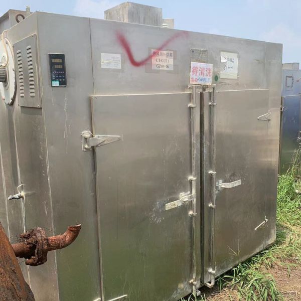 Double Cone Air Cooling Used Vacuum Dryer PLC Control