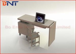  Video Conference Table LCD Monitor Lift With 19 Inch Flip Up Monitor Manufactures