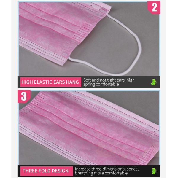 Earloop CE Surgical Disposable 3 Layer Individual Mask
