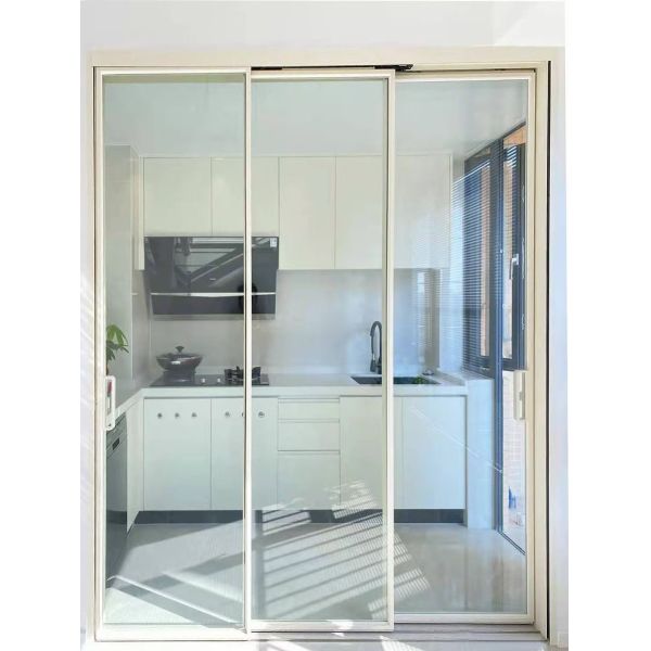 Weatherproof Aluminium Sliding Security Doors , Residential Large Sliding Glass Doors