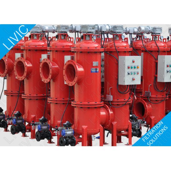Professional Back Flush Water Filters , Automatic Backflush Filter For Water Treatment