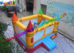 Customized Inflatable Commercial Bouncy Castles / House With 0.55mm PVC