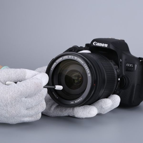 Double Head Black Stick Foam Cleaning Swab for Consumer Electronics