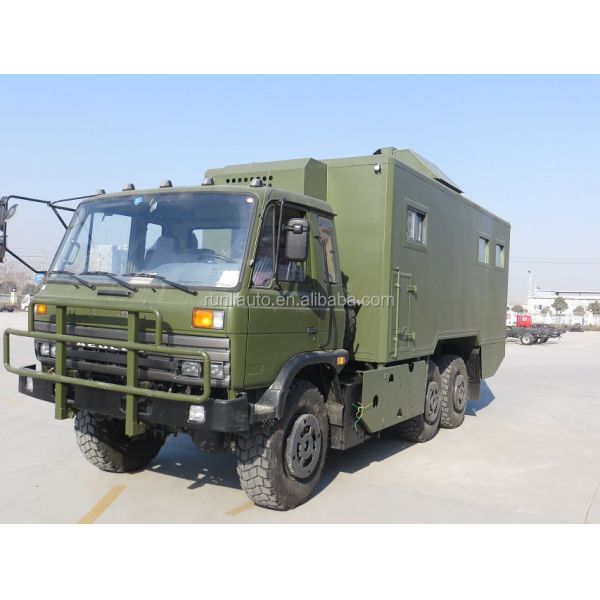 Dongfeng 6x6 All Driven Cargo Van Truck Mobile Food Truck GB17691-2005