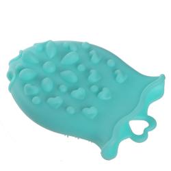 China Fish Shaped Soft Massage Silicone Household Items Bath Brush For Baby Shower for sale