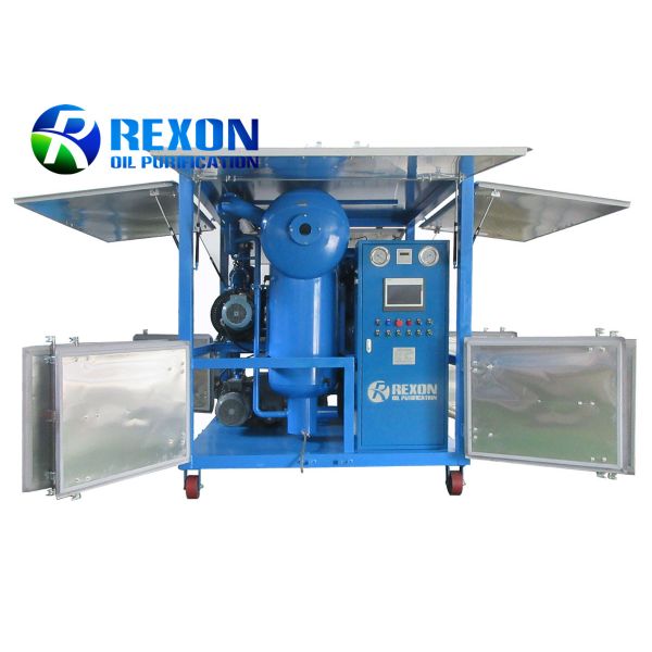 High Vacuum Double Stage Insulating Oil Purification Plant 9000Liters/Hour