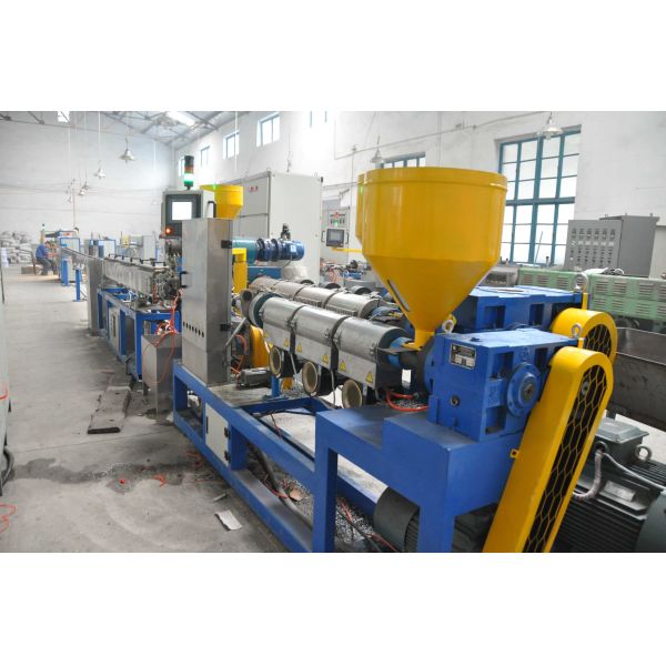 20 - 50mm One Screw Extruder Plastic Machine Single Wall Corrugated Pipe Production Line
