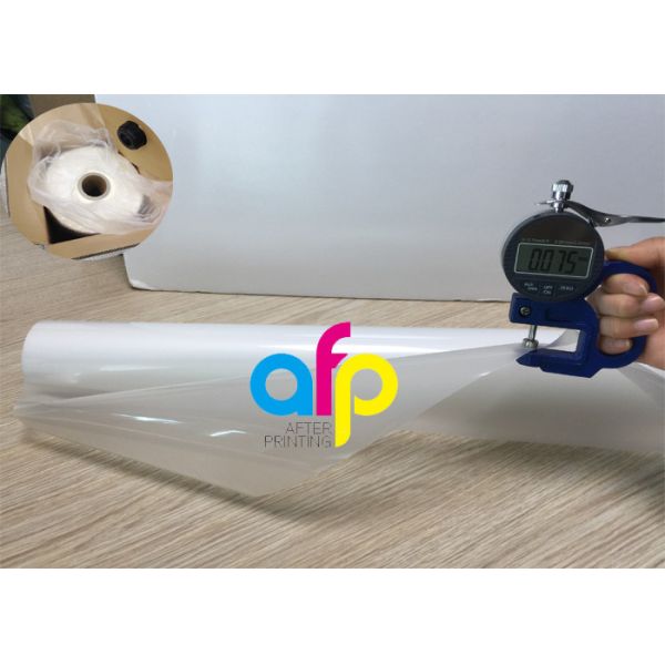 Transparent Thermal Lamination Film , Moisture Proof Plastic Laminating Roll Film