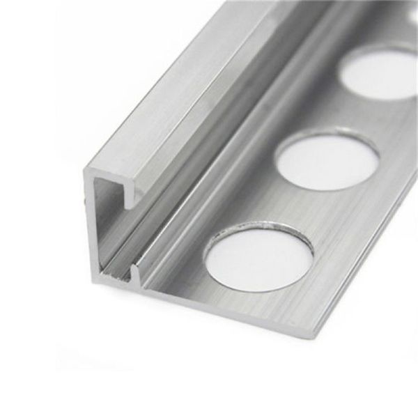 Tile Edge Trims Made Of Aluminium Alloy Extrusion Straight Edge Tile Trim