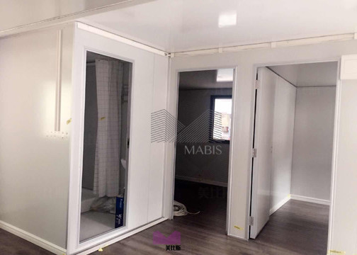 Luxury Style Folding Container House , Prefabricated Tiny Mobile Homes