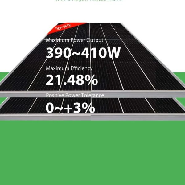 390W 395W Module Jinko Solar 400W 405W 410W Half Cell Rooftop Solar System With CE TUV