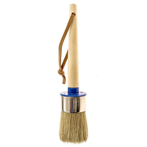 Natural Bristles Cleaning Chalk Paint Brushes For Painting 45mm