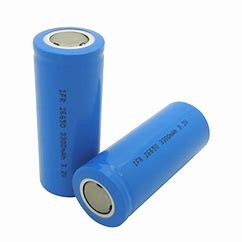 LFP Cylindrical 18650 LiFePO4 Battery Cells High Energy Density