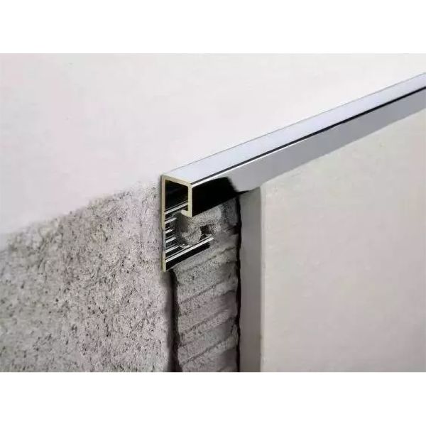 2.5m Metal Tile Edge Trim For Aluminum Alloy Profile Tile Edge Trim Aluminium