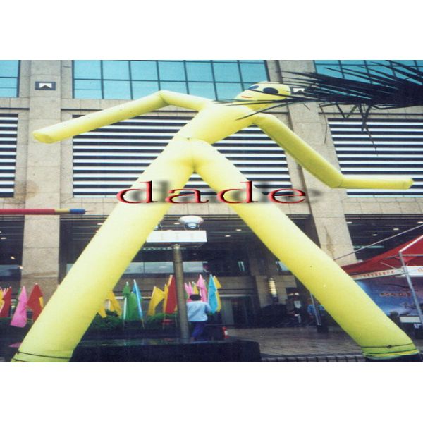 Waterproof Sky Dancer Blower Fan , 750W Inflatable Waving Man HF-C750