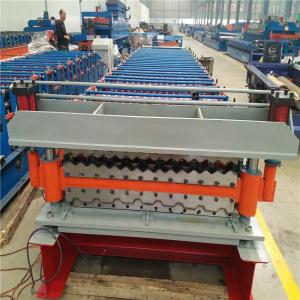  Electric Cutting Metal Double Layer Roofing Sheet Roll Forming Machine With CE Manufactures