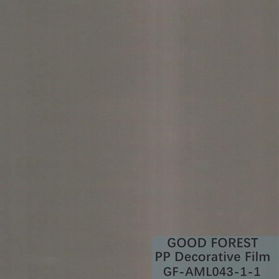Metal Series PP Decorative Film 1250mm / 1260mm Width Draw Wire Grain