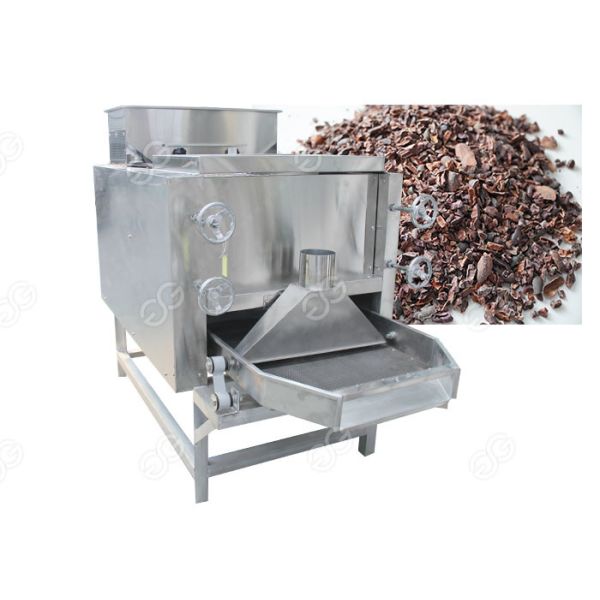 Automatic Roasted Cocoa Bean Crushing Machine / Cacao Bean Cracker Crusher