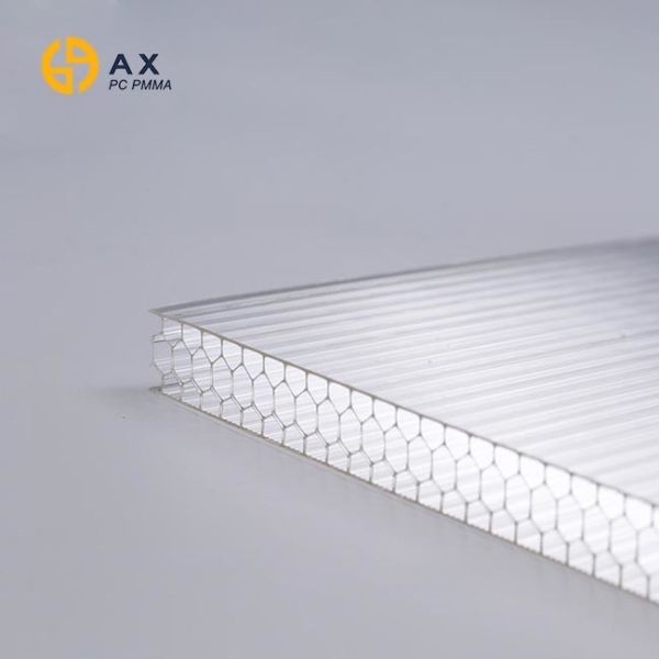ROHS 4mm Honeycomb Greenhouse Polycarbonate Sheets