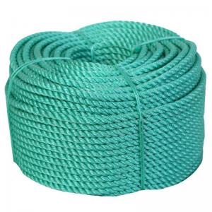 China 14mm16mm Braided Rope Polypropylene PP Danline Mooring Ropes with Eco-Friendly Material on sale