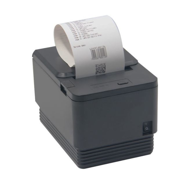 80mm Thermal Printer with USB LAN Serial Port and Auto Cutter Supports Multiple Languages