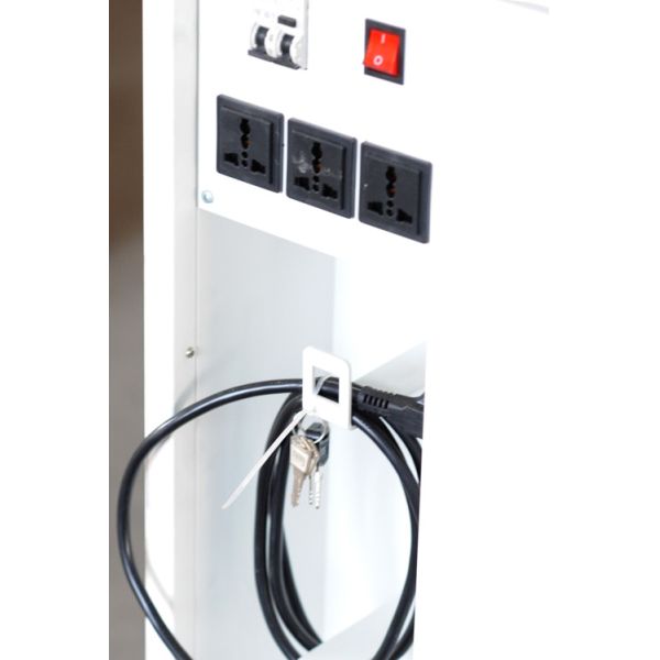 School Laptop Charging Station Cabinet 48 Units Laptop Storage Cabinet Steel Material
