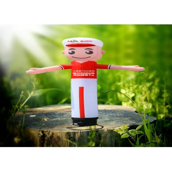 Portable Fireproof Miniature Inflatable Air Dancer PVC Material Shell