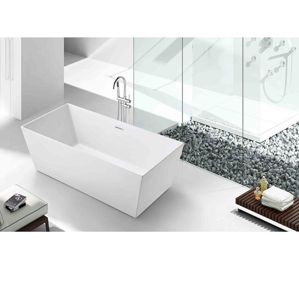 PMMA Acrylic Free Standing Bathtub Simple Bath SP1873 Pure Sanitary Grade